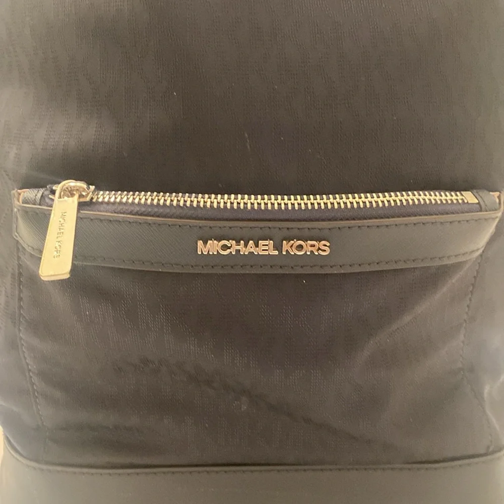 Michael Kors Navy Blue Backpack